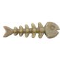 SodaPup Brown Fish Bone Ultra Durable Nylon Chew Toy