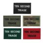 five-ten-second-triage-badges-black,-olive-green,-multicam-,bottle-green,-red