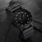 Luminox-43mm-Original-Navy-SEAL-3000-Series-Black-Black-Dial-Black-PU-Strap-Angled-View