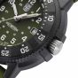 Luminox-43mm-Original-Navy-SEAL-3000-Green-White-Dial-Green-NBR-Strap-Close-Side-View