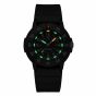 Luminox-43mm-Original-Navy-SEAL-3000-Green-White-Dial-Green-NBR-Strap-Glowing-View