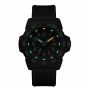 Luminox-Navy-Seal-3500-Black-White-Dial-Watch-PU-Black-Strap-Glowing-View