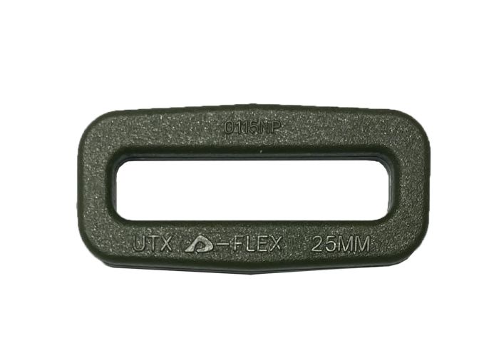 Duraflex Foliage Green IRR 25mm / 1" Loop (Square Ring)