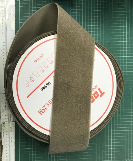 100mm - 4" Velcro - Loop Covert Green
