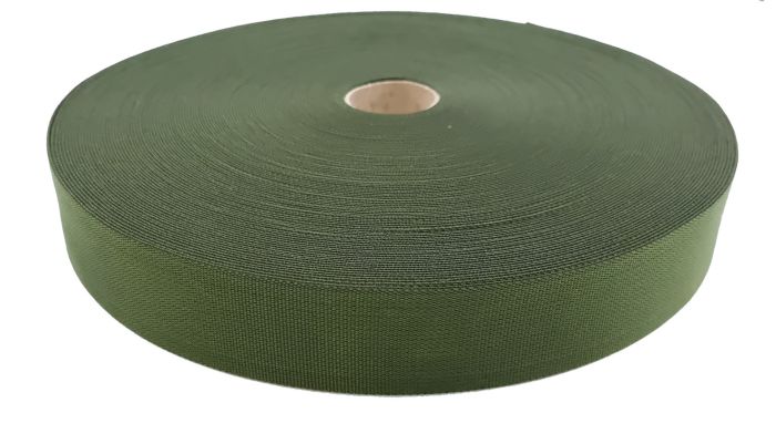 olive-green-two-inch-plain-weave-webbing