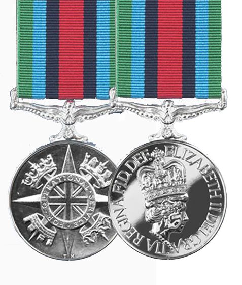 Official Sierra Leone Operational Service Miniature Medal and Ribbon