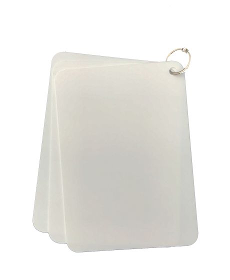 3 x A5 Blank Battle Slate Cards with Ring Binder