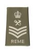 REME Staff Sergeant ARTIFICER Rank Slide Hammer and Tongs 