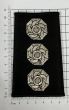 PAIR UK Station Manager Rank Epaulettes – (Silver Embroidery on Black) to scale