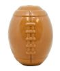 MKB TPE Football - Durable Synthetic Rubber Chew Toy and Treat Dispenser - Medium - Brown