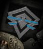 first-tactical-thin-blue-line-patch-sewn-onto-bag