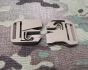 Duraflex Utility 1" / 25mm Side Release Buckle - Dual Adjust (Tan499 IR)  half on multicam