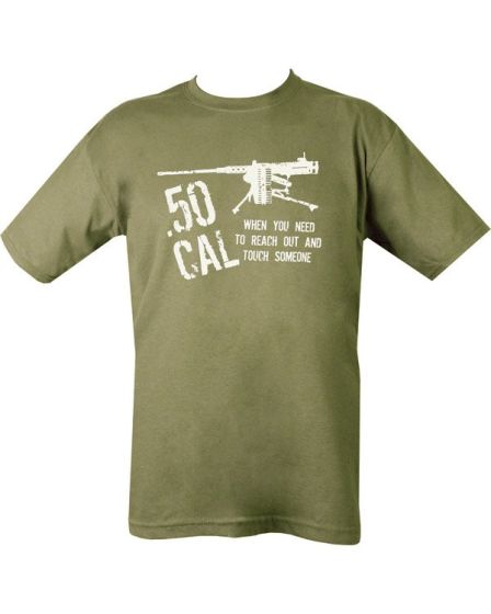 50 CAL T-Shirt Olive Green