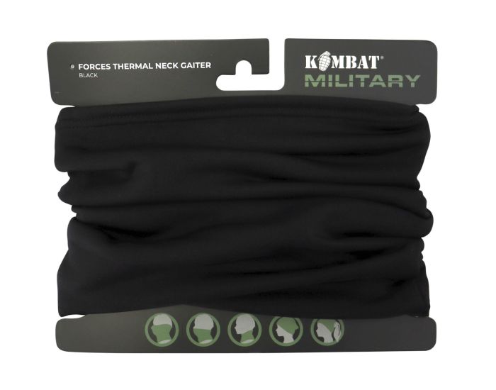 Forces-Thermal-Neck-Gaiter-Black-Front-View