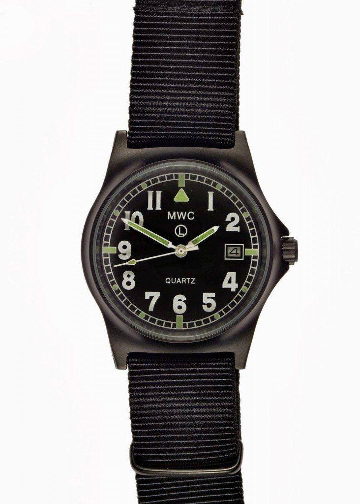 MWC G10LM European Pattern Military Watch in Covert Non Reflective Black PVD Steel