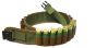 Cartridge Belt Leather on Webbing Open or Closed Loop
