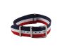 French Flag NATO G10 Nylon Military Watch Strap
