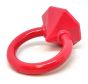 Sodapup Diamond Ring Durable Teething Ring for Puppies and Aggressive Chewers - Red Speckled - Medium