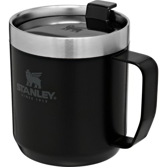 stay-hot-legendary-camp-mug-stanley-mug-perspective-view-matte-black-pebble