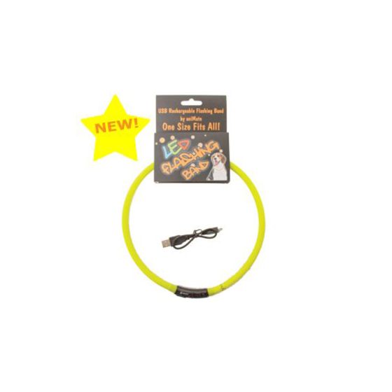 Collar Flashing LED Rechargeable USB by Animate