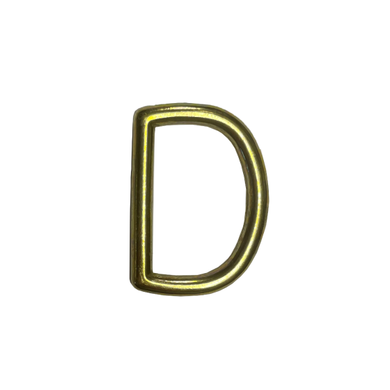 CL Solid Brass D Ring 25mm / 1"