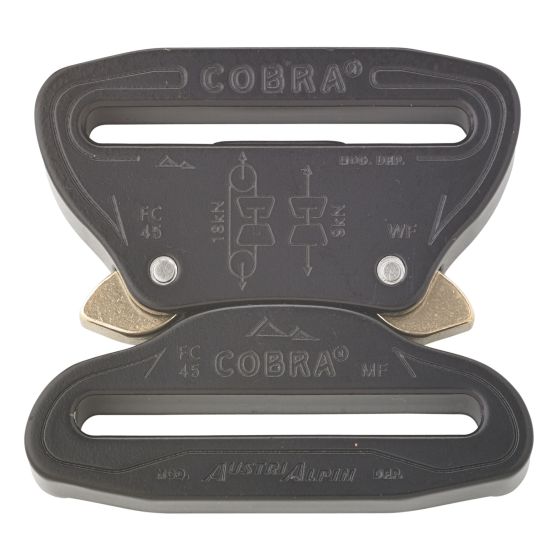 AustriAlpin 45mm Black Cobra Buckle FC45KFF