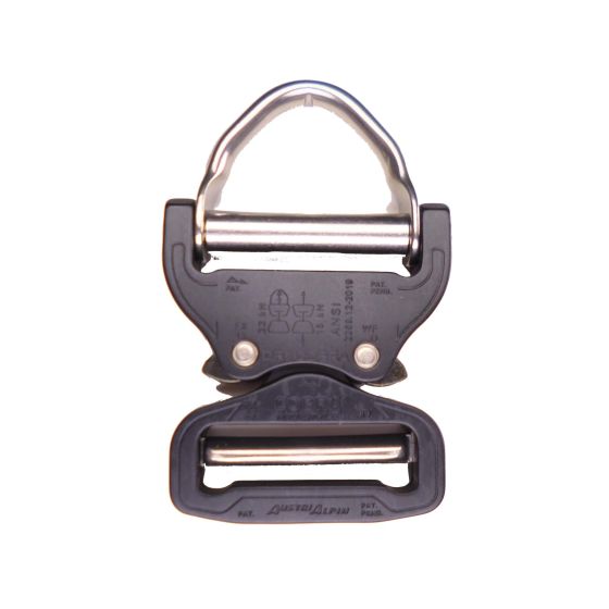 AustriAlpin Ansi D Ring Cobra 45mm Buckle (Matt Black) FX45MVD-B