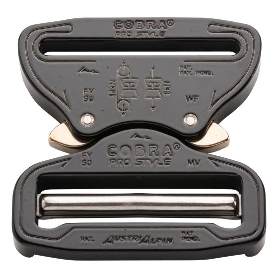 AustriAlpin Cobra Pro Style 50mm ( 2" ) Black Buckle FY50KVF