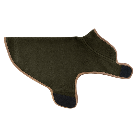 jack-pyke-fleece-dog-coat-dark-olive-top-view
