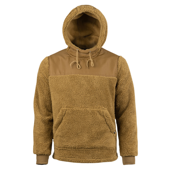jack-pyke-sherpa-fleece-hoodie-gen2-camel-brown-front-view