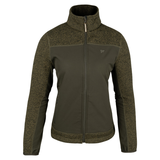 Jack Pyke ladies hybrid jacket green front view