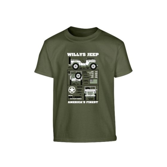 Kids Willie's Jeep T-shirt 