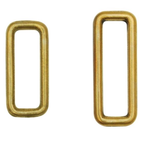 Kong Rectangular Ring Bronze Natural 108