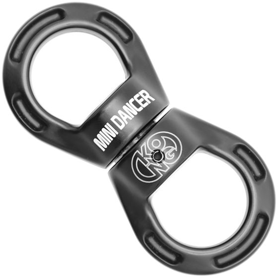 KONG Mini Dancer Swivel (Black - Breaking load: 2447KG)