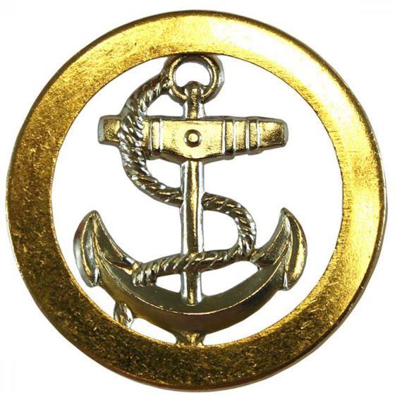 Issue Royal Navy Ratings Beret Badge metal