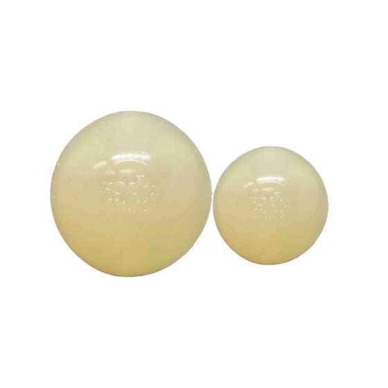 glow-in-the-dark-squeak-ball-sodapup-,large-on-the-left-and-medium-on-the-right