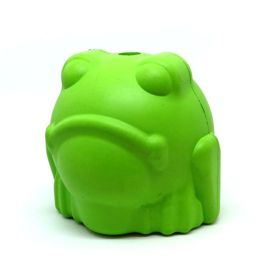 Mutts Kick Butt Bull Frog Treat Dispenser & Chew Toy - Large