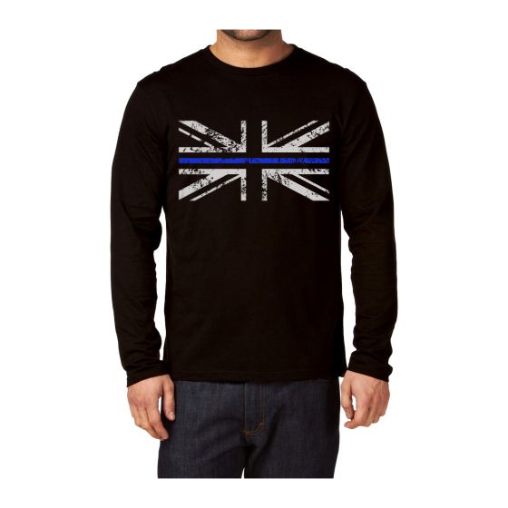 Long Sleeved Thin Blue Line T-Shirt