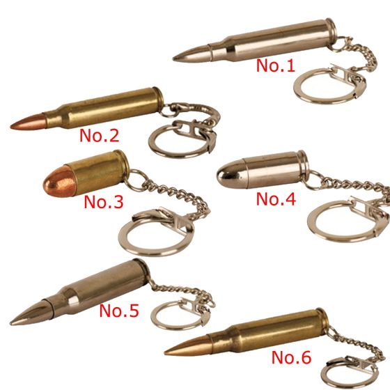 Bullet Keyrings 
