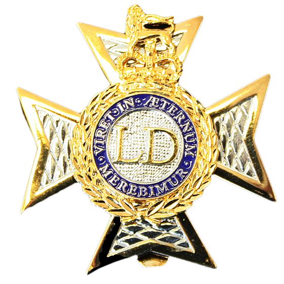 Light Dragoons issue Cap / Beret Badge