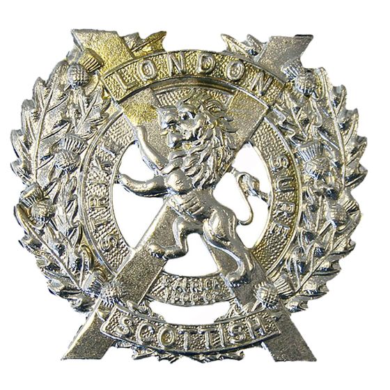 London Scottish Tam O'Shanter (TOS) / Cap Badge