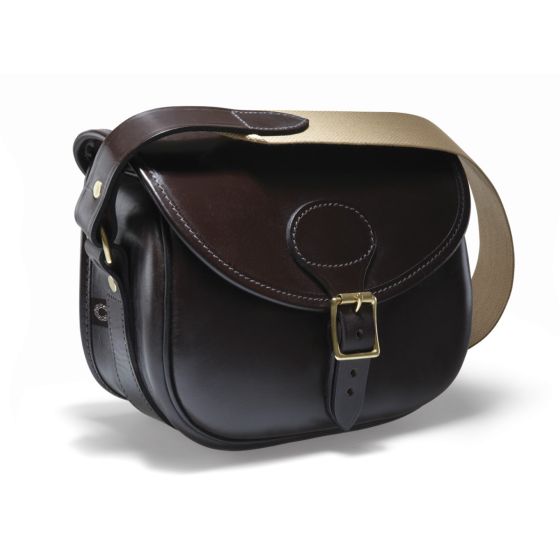 Malton Bridle Leather Cartridge Bag 100 by Croots