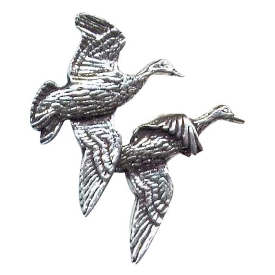 Bisley Pewter Pin No.5 Pair of Ducks