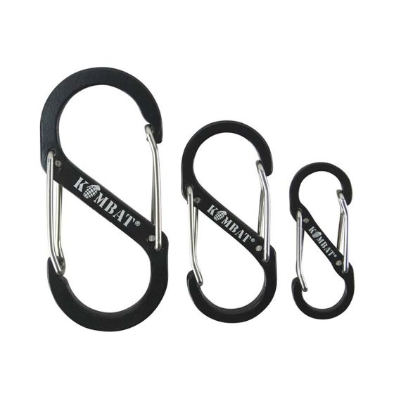 Carabiner set of 3 - Black
