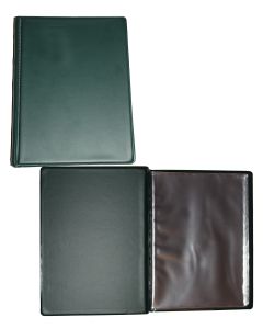 UKOM Green 30 page A4 Nyrex / Nirex Folder Document Holder 