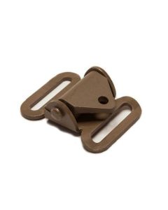 Quick Release Spring Loaded Cam Buckle 25mm / 1" Coyote Brown (Berry Compliant, USA Made)