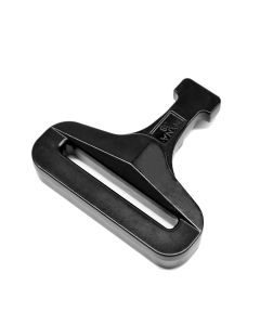 AustriAlpin / ITW Black GT Cobra Male Fixed 38mm - 1 1/2" FG38MMF (Plastic Half Buckle)