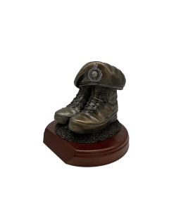 Bronze Sniper Statue - Sitting 