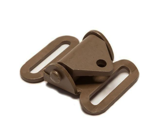 Quick Release Spring Loaded Cam Buckle 25mm / 1" Coyote Brown (Berry Compliant, USA Made)