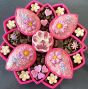 Pink MANDALA DESIGN ETRAY ENRICHMENT TRAY FOR DOGS